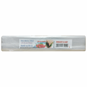 Woreczki foliowe Omega 30x40cm 50 szt.
