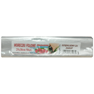 Woreczki foliowe Omega 20x25cm 50 szt.